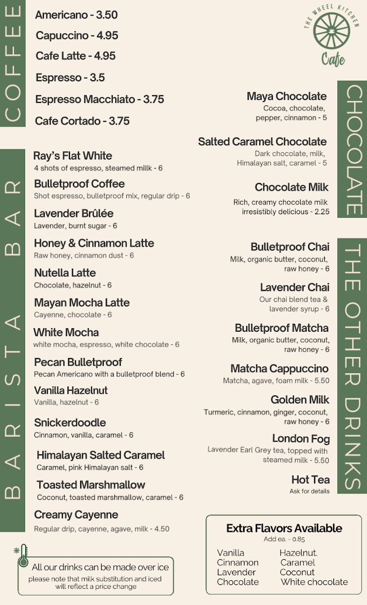Menu The Wheel Cafe-1