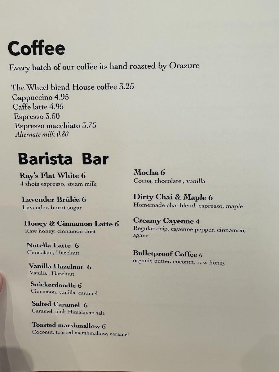 Menu The Wheel Cafe-4