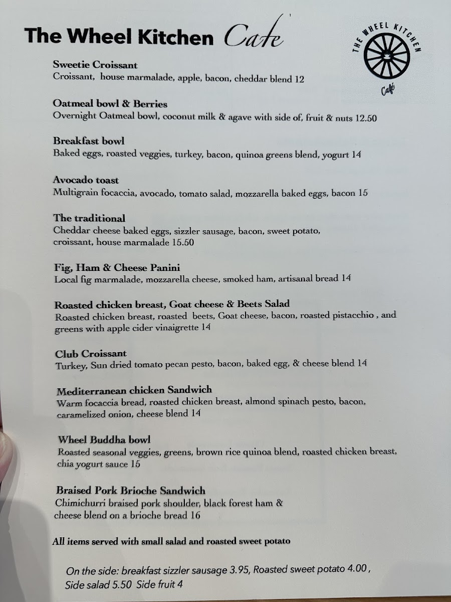 Menu The Wheel Cafe-5