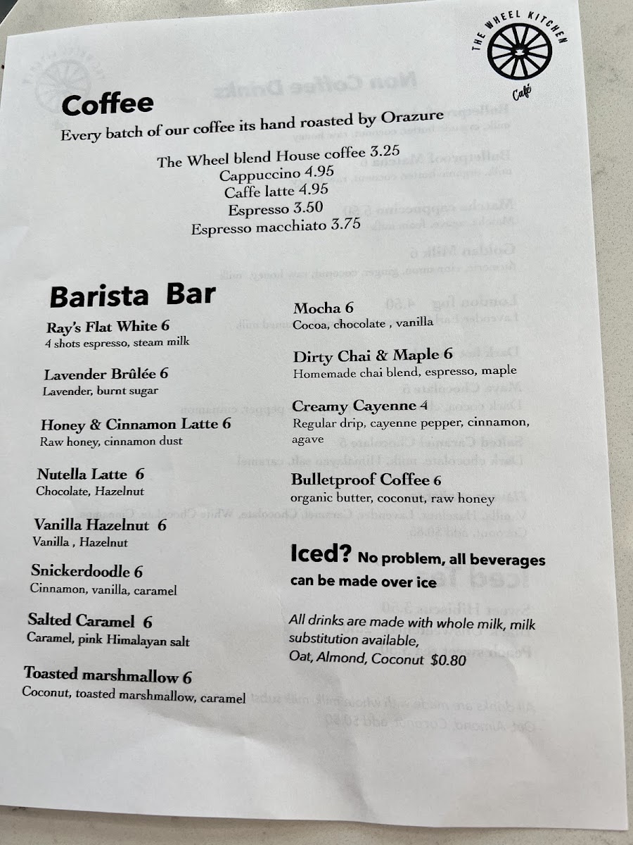 Menu The Wheel Cafe-8