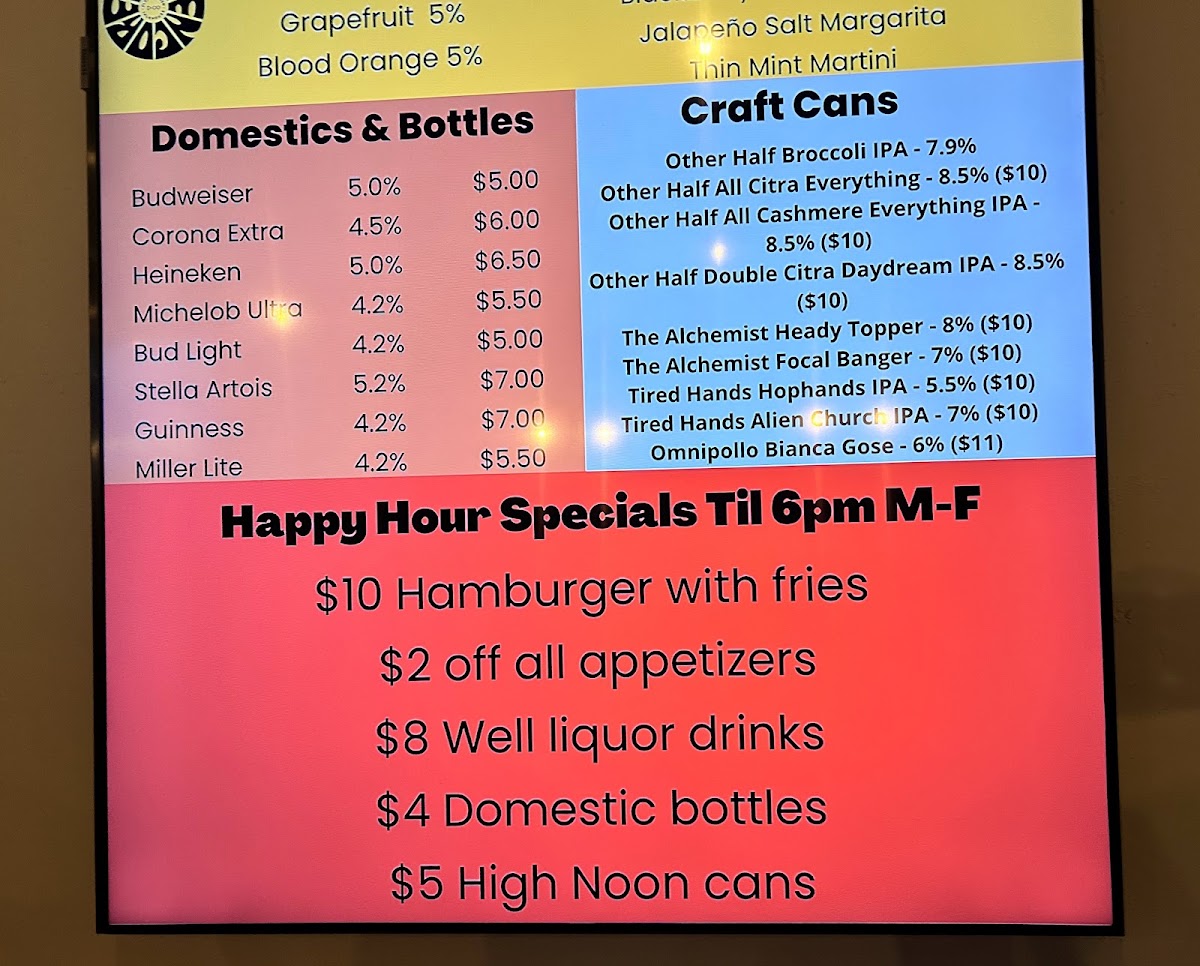Menu The Whiskey Barrel-1