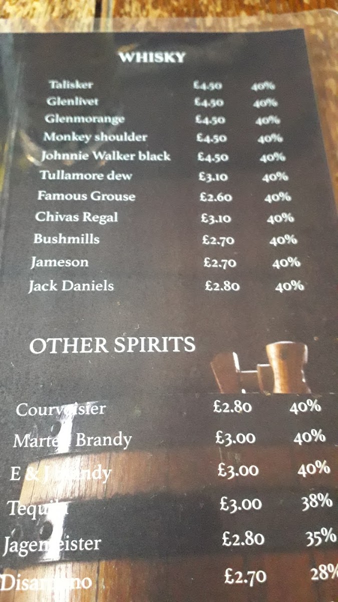 Menu The White Swan Ockbrook-7