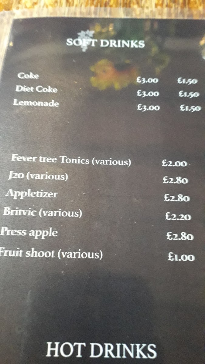 Menu The White Swan Ockbrook-8