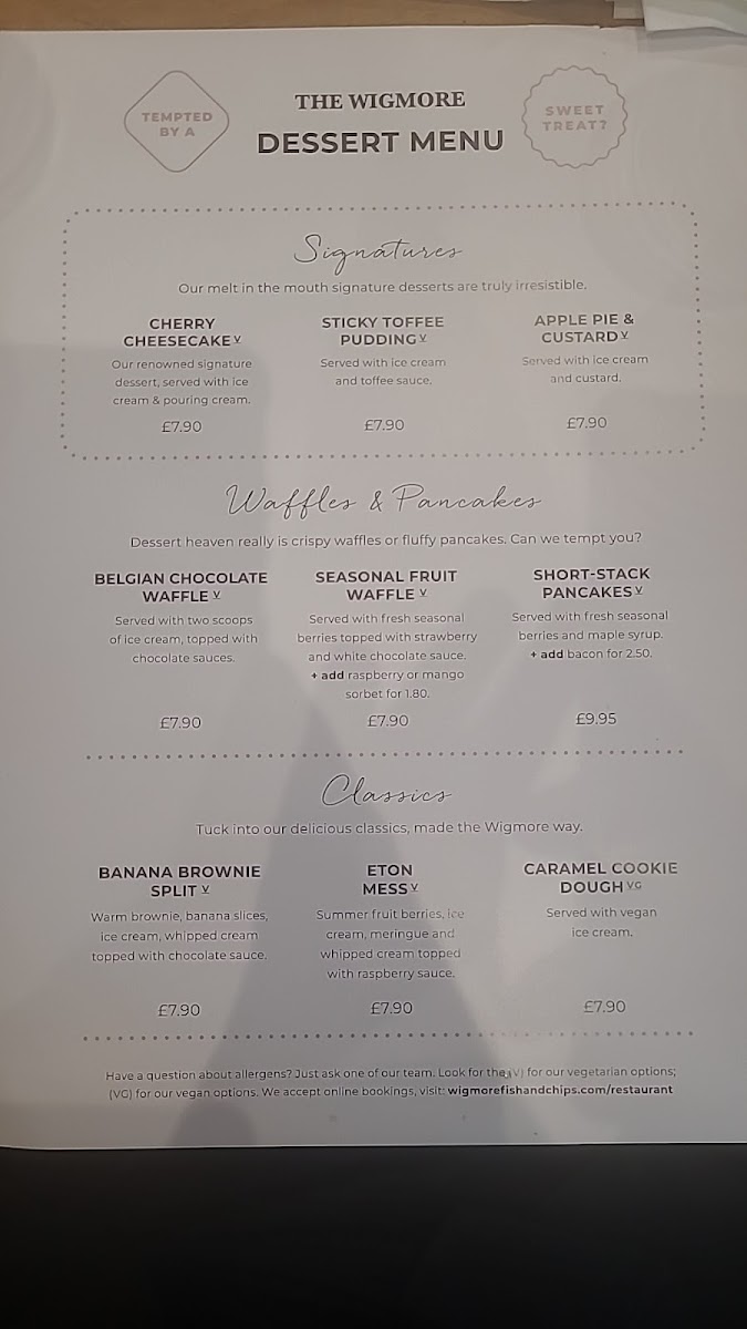 Menu The Wigmore Fish & Chips Takeaway-1