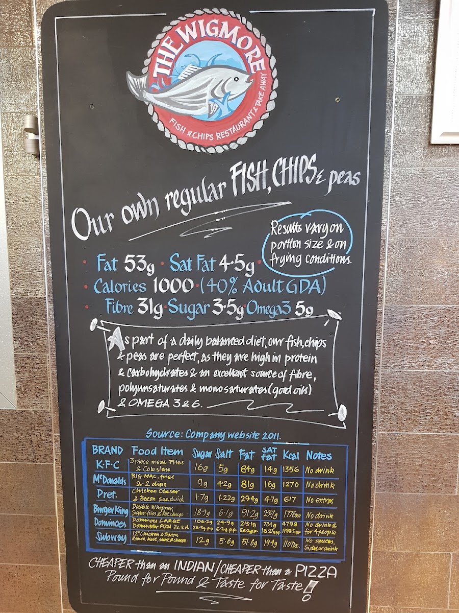 Menu The Wigmore Fish & Chips Takeaway-5