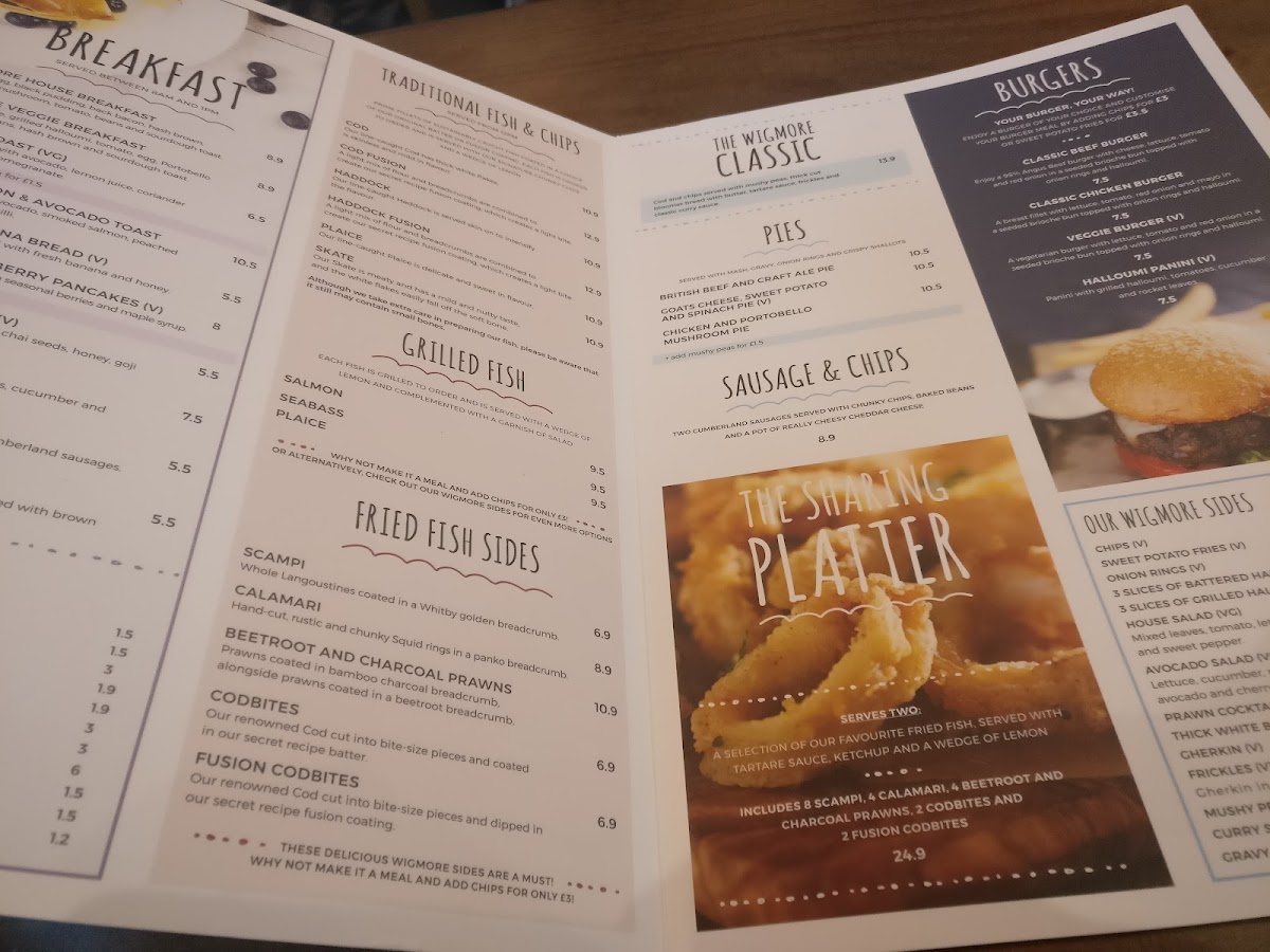 Menu The Wigmore Fish & Chips Takeaway-7