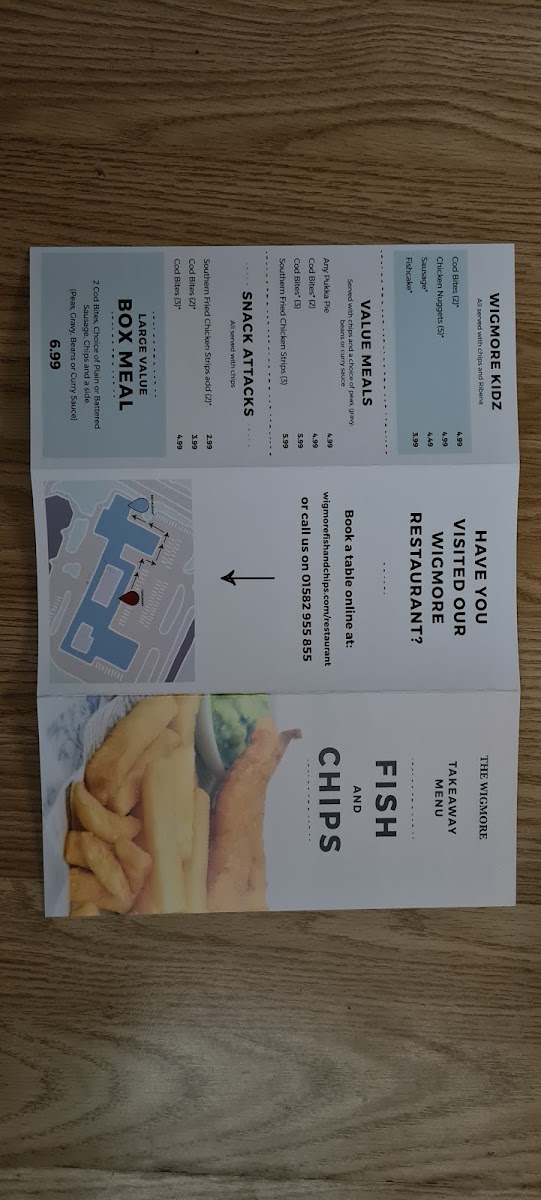 Menu The Wigmore Fish & Chips Takeaway-9