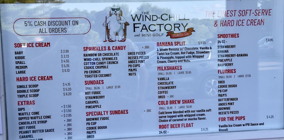 Menu The Wind-Chill Factory & Mini-Golf At Ballston Spa-4