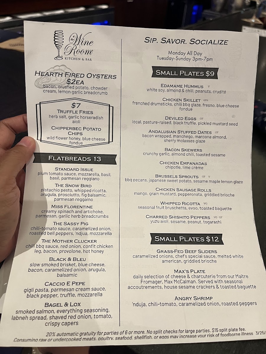 Menu The Wine And Spirits Kitchen-10
