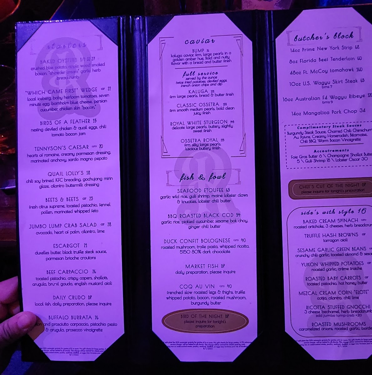 Menu The Wine And Spirits Kitchen-9