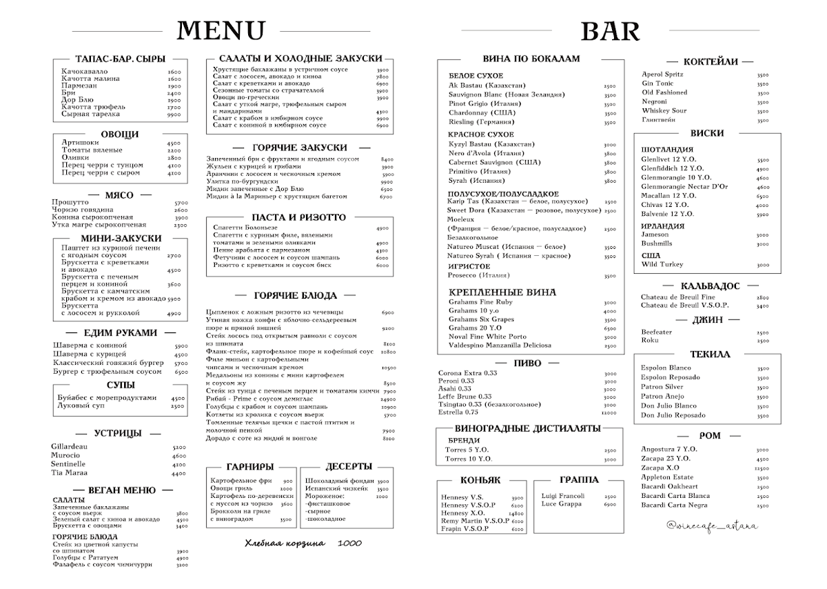 Menu The Wine Cafe-1