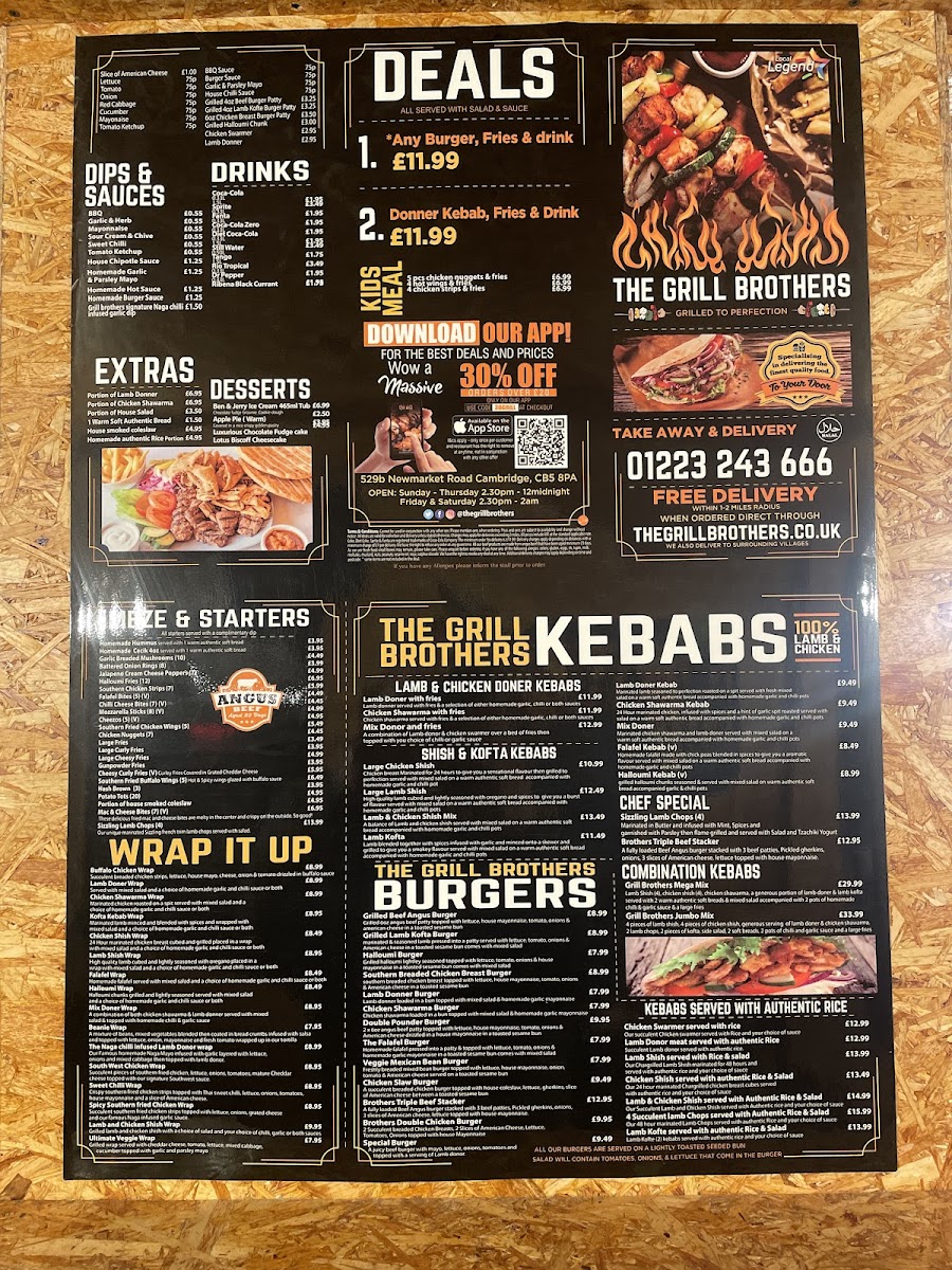 Menu The Wing Brothers-2