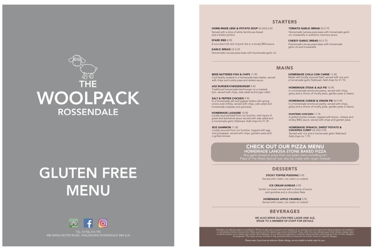 Menu The Woolpack-1