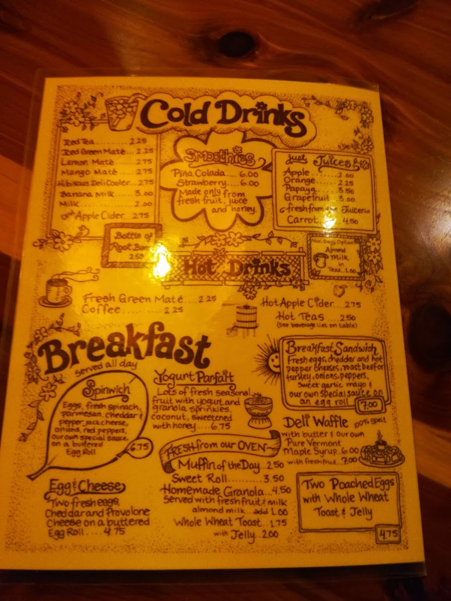 Menu The Yellow Deli-5