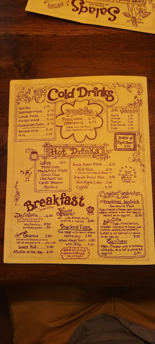 Menu The Yellow Deli-8