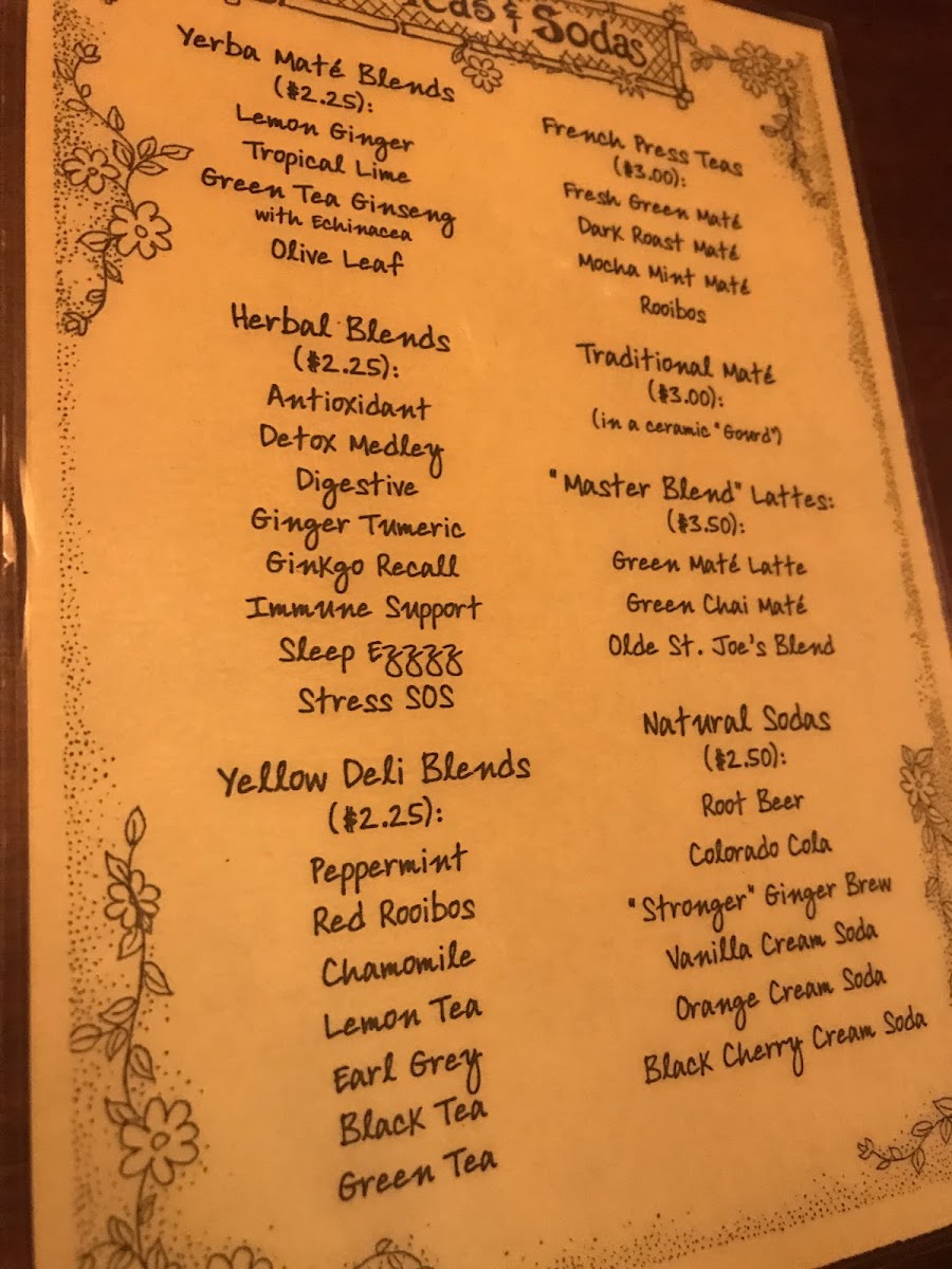 Menu The Yellow Deli-9