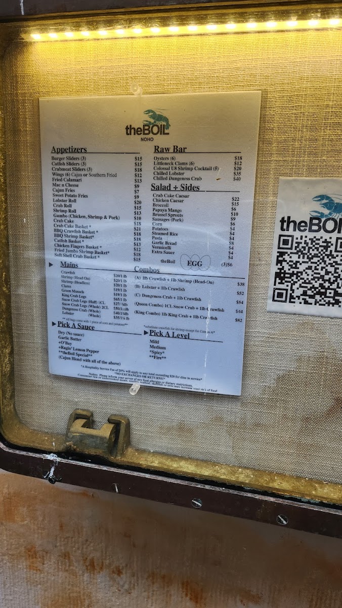 Menu Theboil New York-2