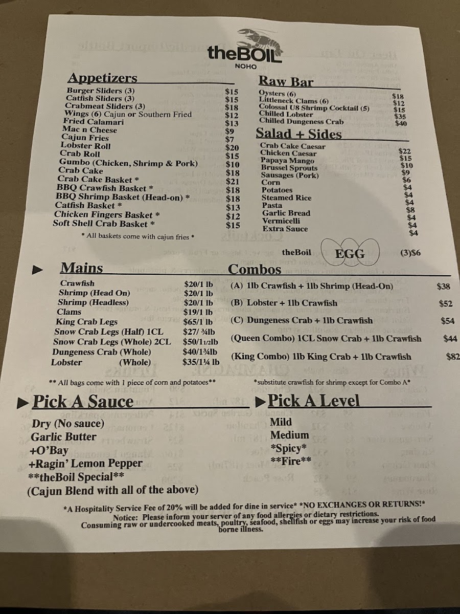 Menu Theboil New York-3