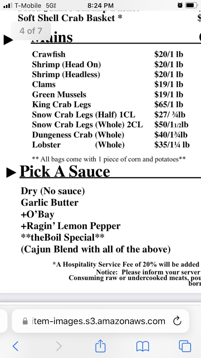 Menu Theboil New York-7