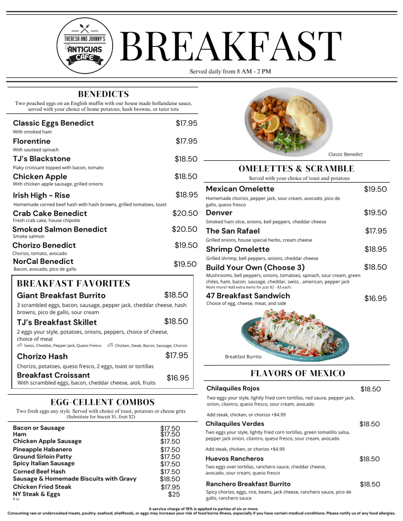Menu Theresa And Johnnys Cafe-3