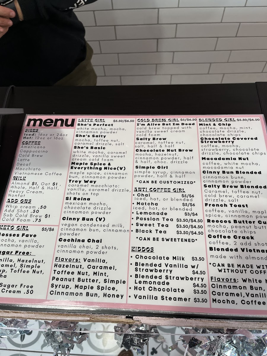 Menu Thirsty Girl Coffee-8