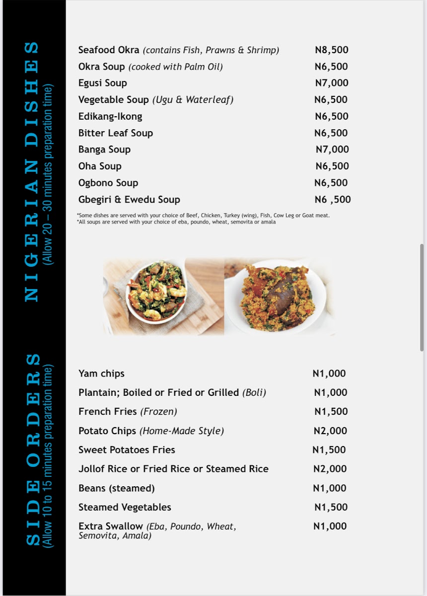 Menu Thistle - Lounge, Restaurant, Bar And Grills-5