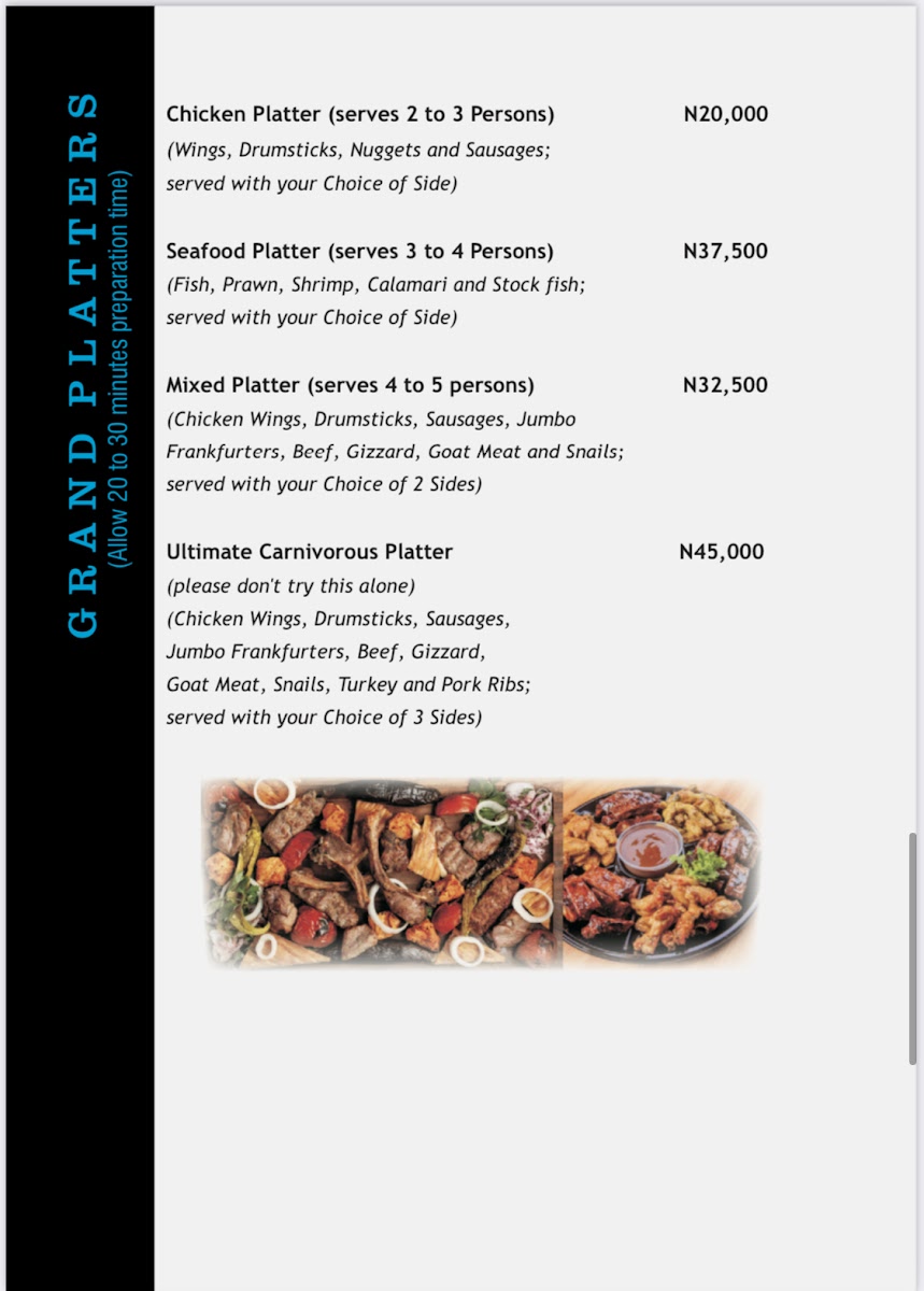 Menu Thistle - Lounge, Restaurant, Bar And Grills-6