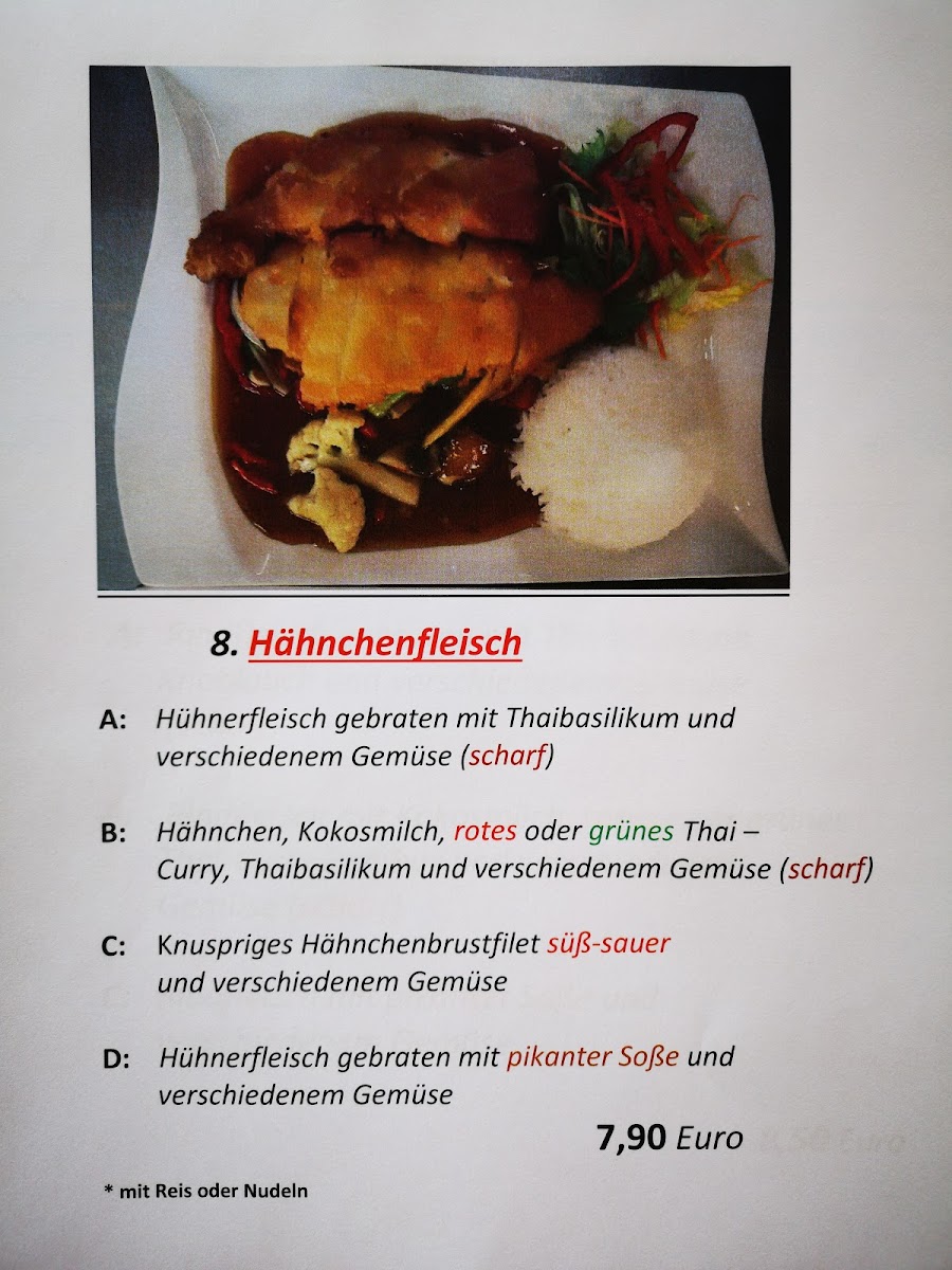 Menu Thong- Thai - Food Thailändische Spezialitäten-6