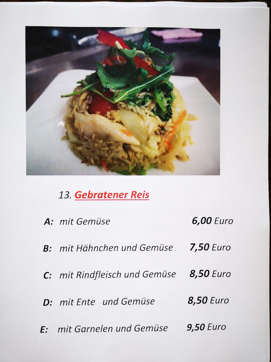 Menu Thong- Thai - Food Thailändische Spezialitäten-8
