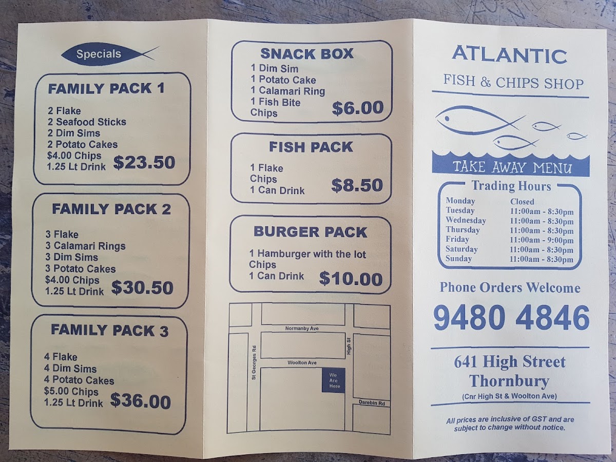 Menu Thornbury Fish & Chips-5