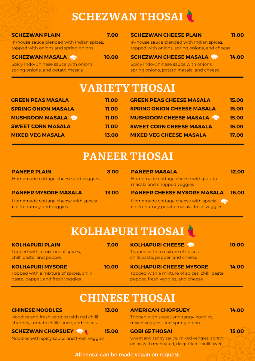 Menu Thosai Cafe-3