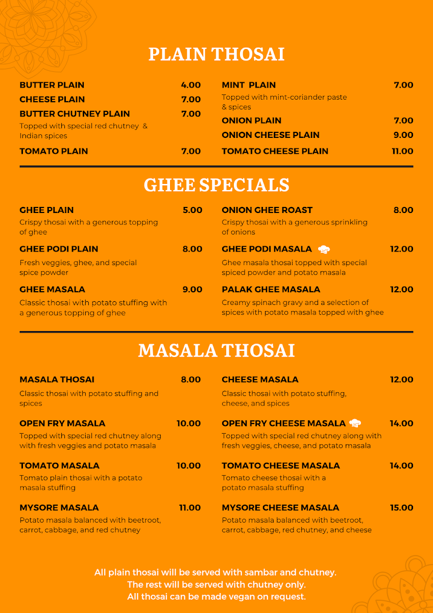 Menu Thosai Cafe-4