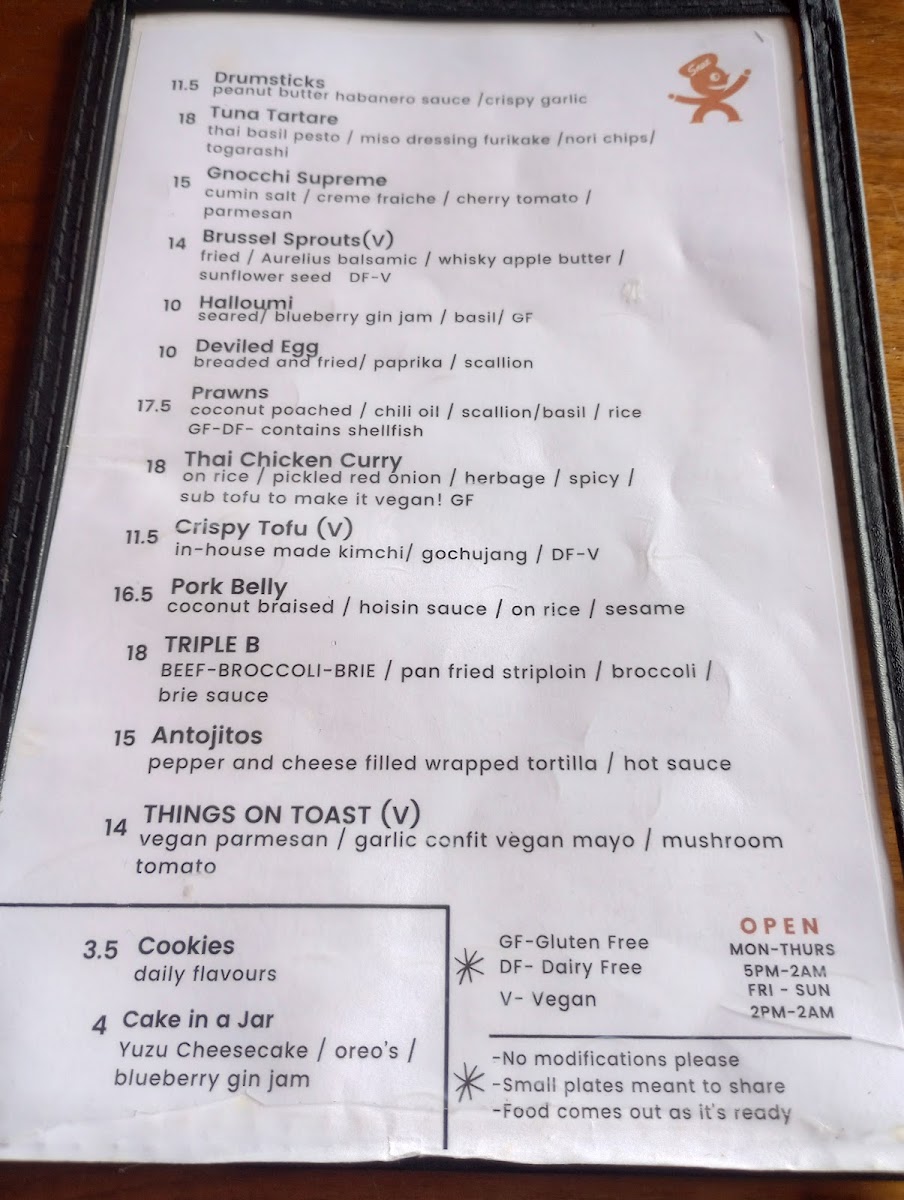 Thr33's Co Snack Bar Menu-5