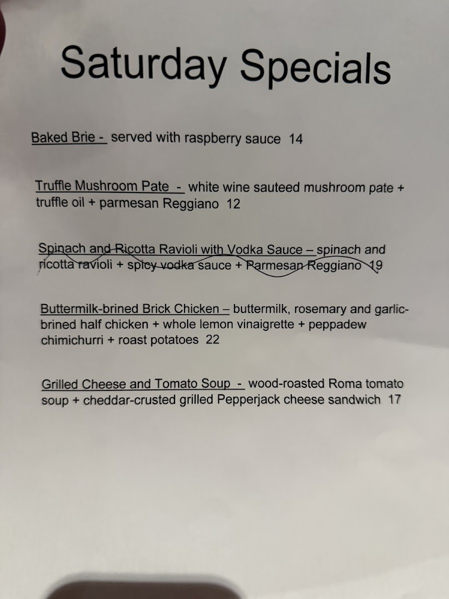 Menu Three Bulls Tavern & Brewery-5