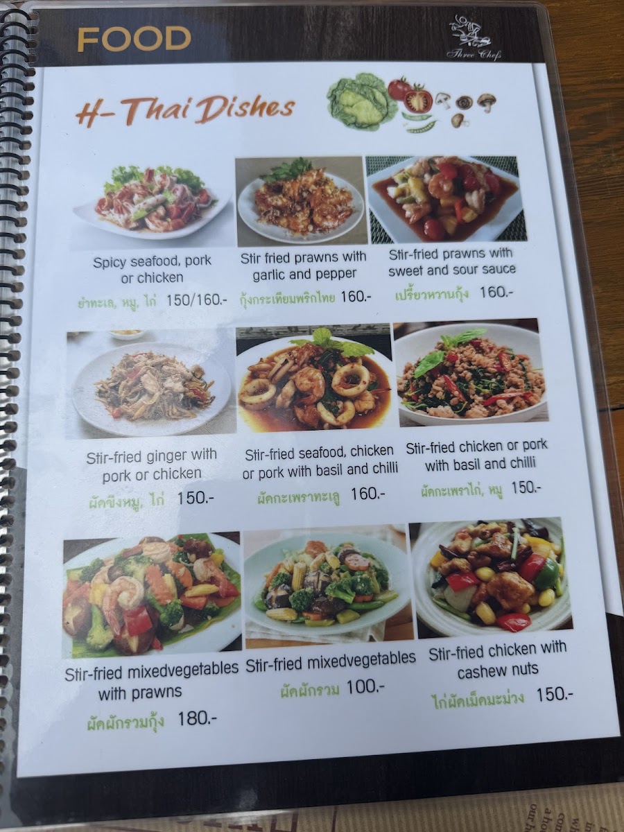 Menu Three Chefs Restaurant-3
