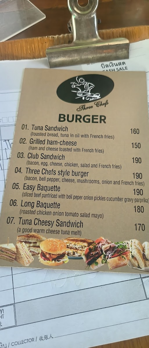 Menu Three Chefs Restaurant-7