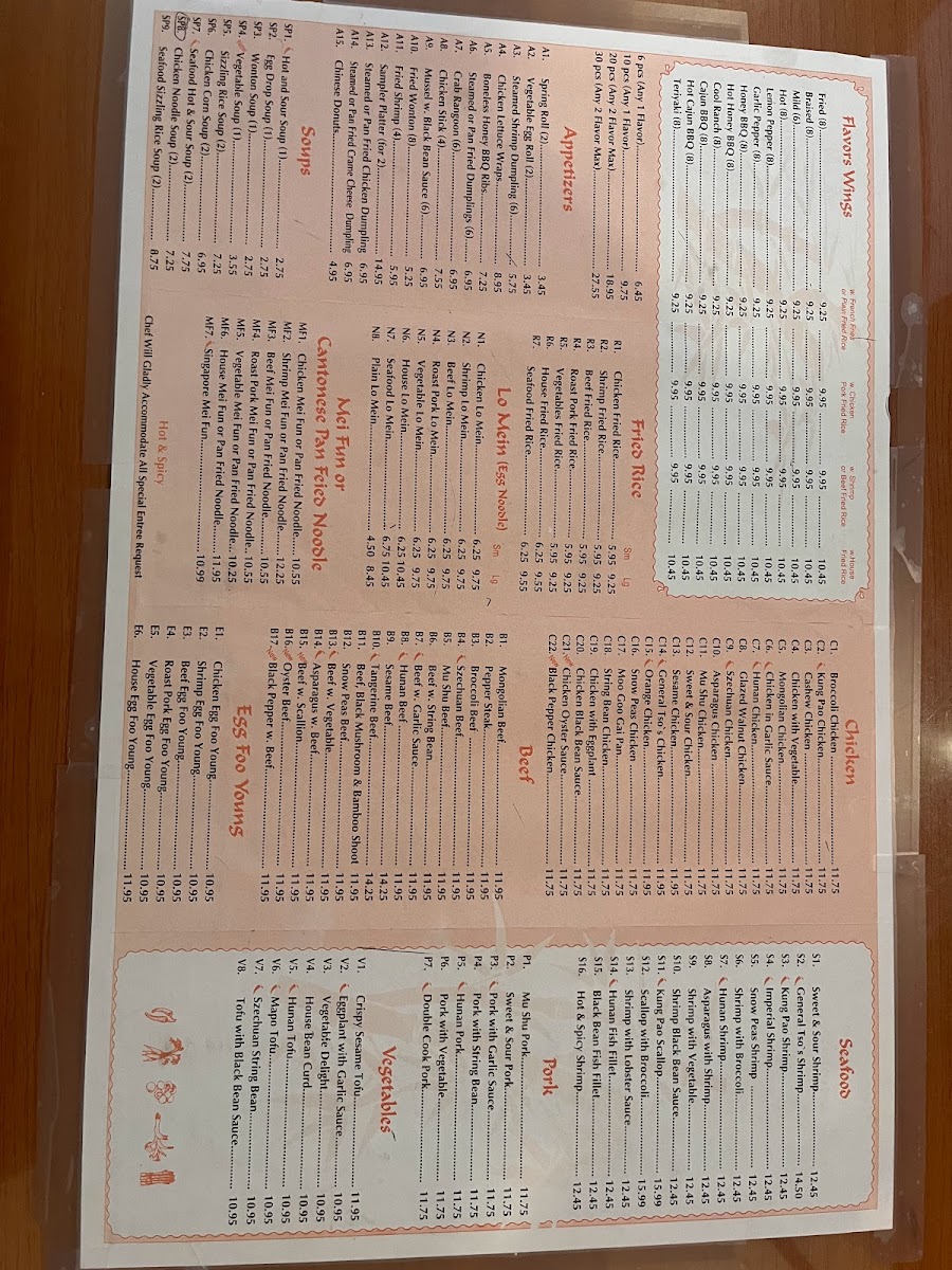 Menu Three Color Asian Kitchen-5