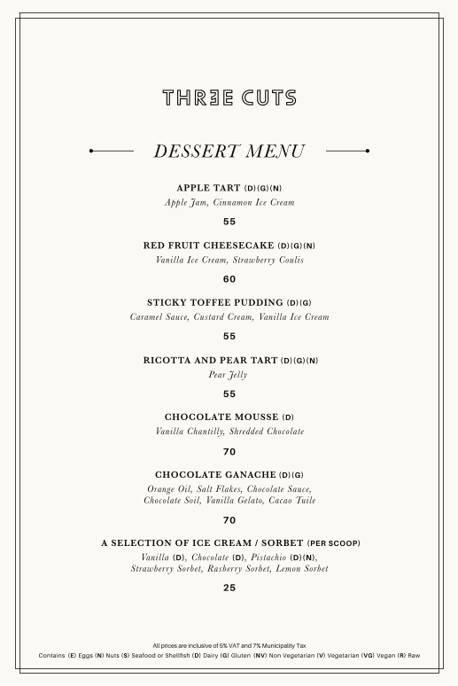 Menu Three Cuts X Three Sips | Steakhouse & Bar - Palm-3