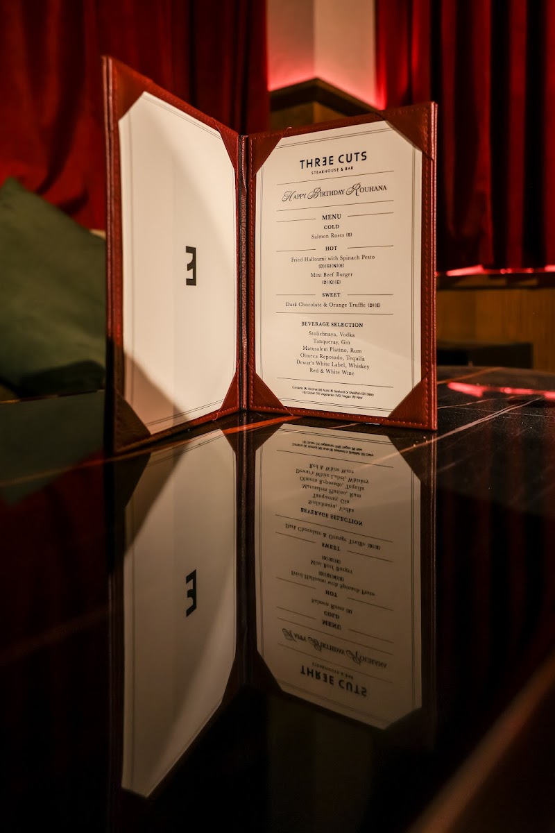 Menu Three Cuts X Three Sips | Steakhouse & Bar - Palm-7