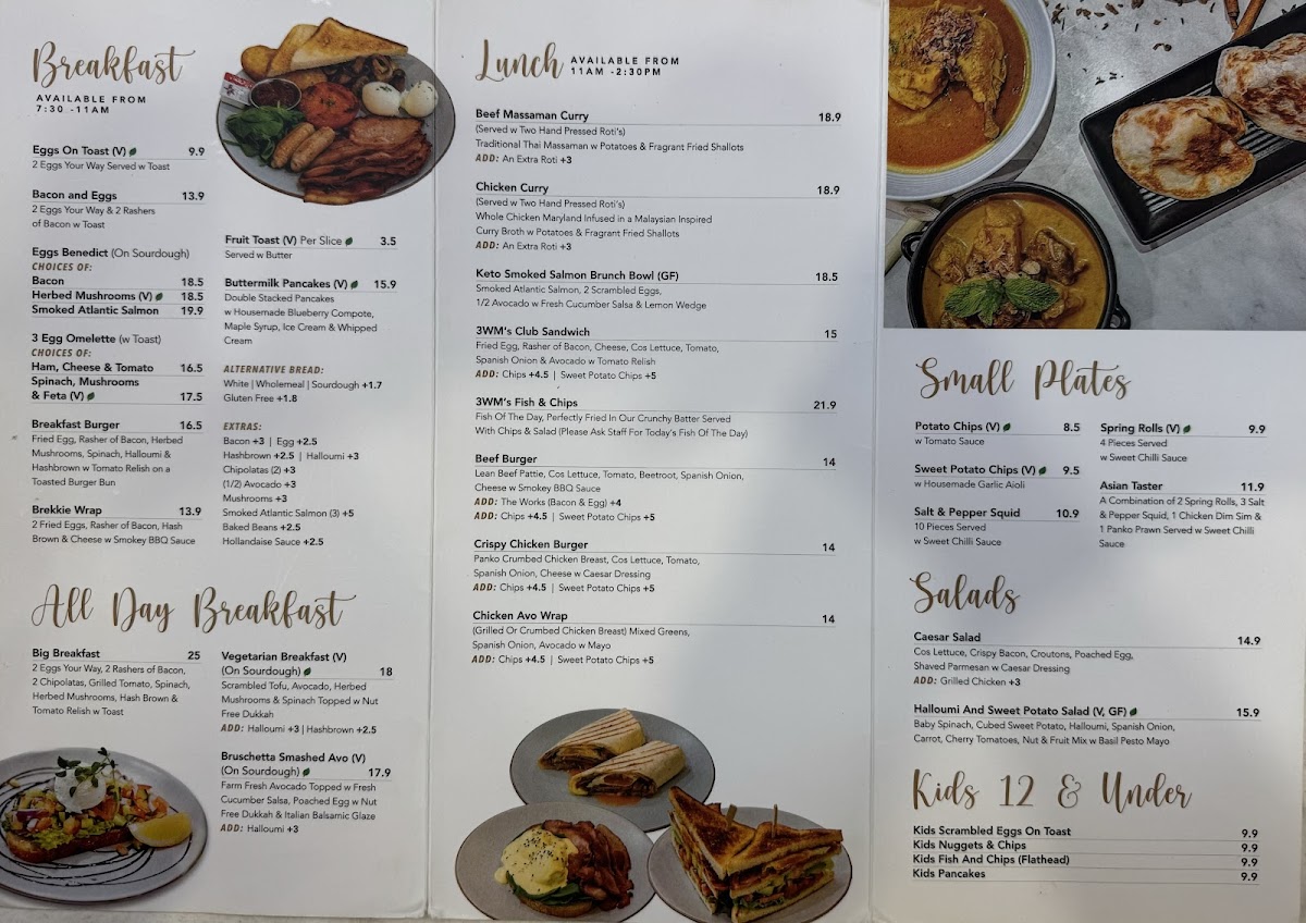 Menu Three Wise Monkeys Cafe-1