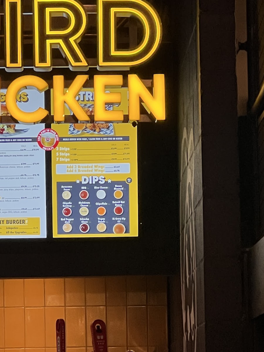 Menu Thunderbird Fried Chicken - Canary Wharf - Award Winning Chicken-5