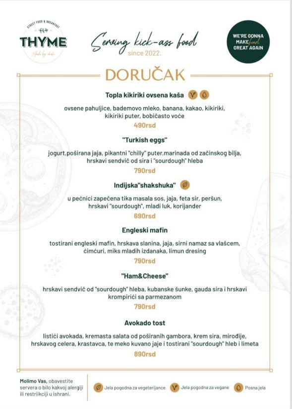 Menu Thyme - Streetfood & Breakfast-3