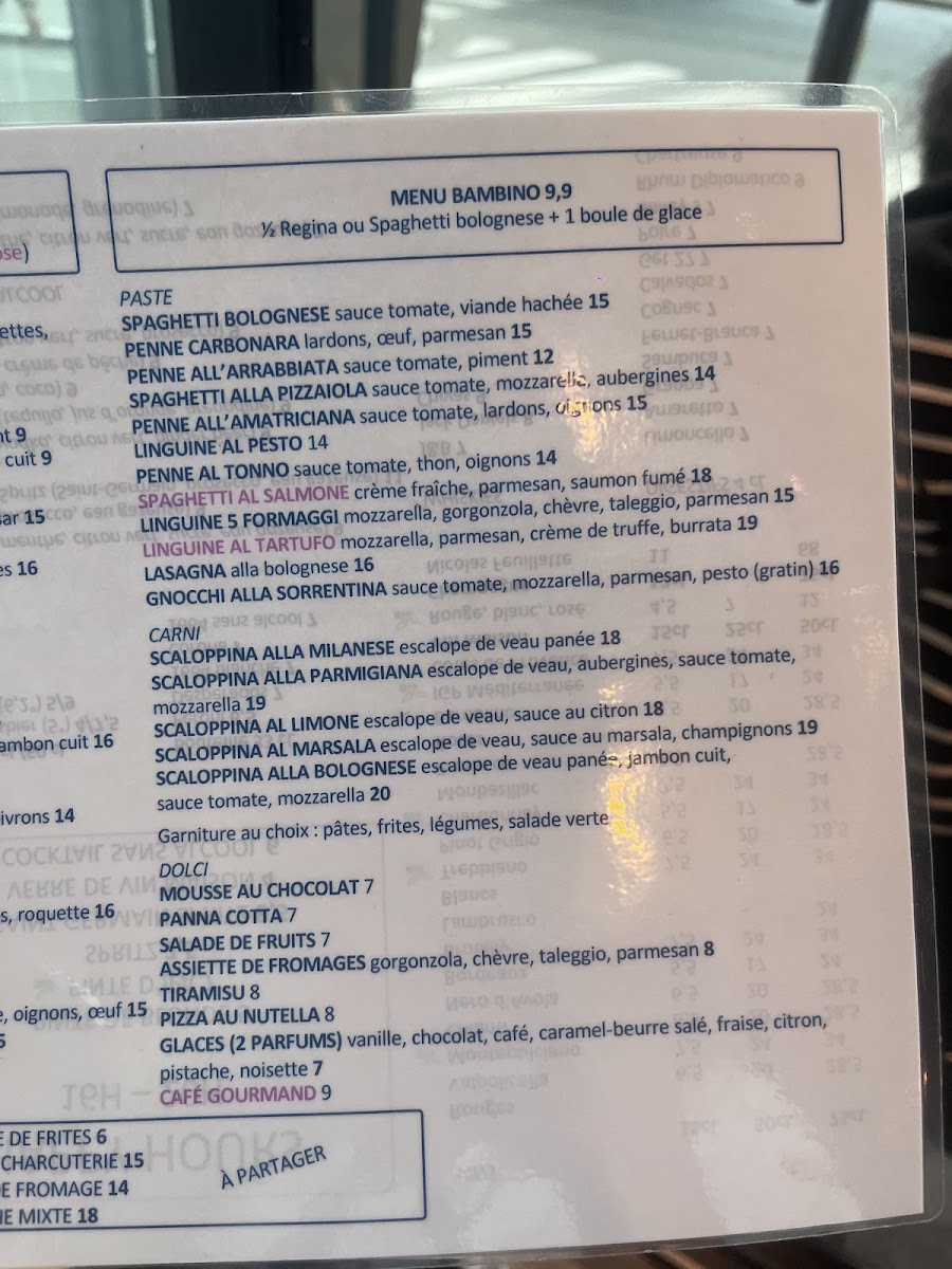 Menu Ti Amo - Place D'italie-5