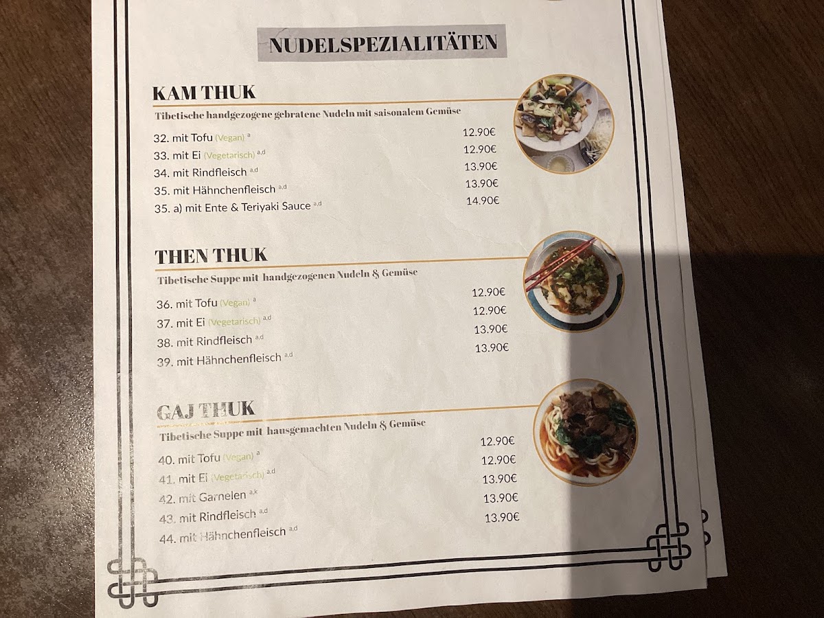 Menu Tibet Family Bistro-4