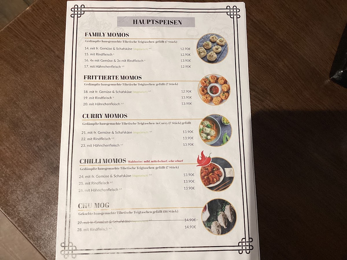Menu Tibet Family Bistro-5