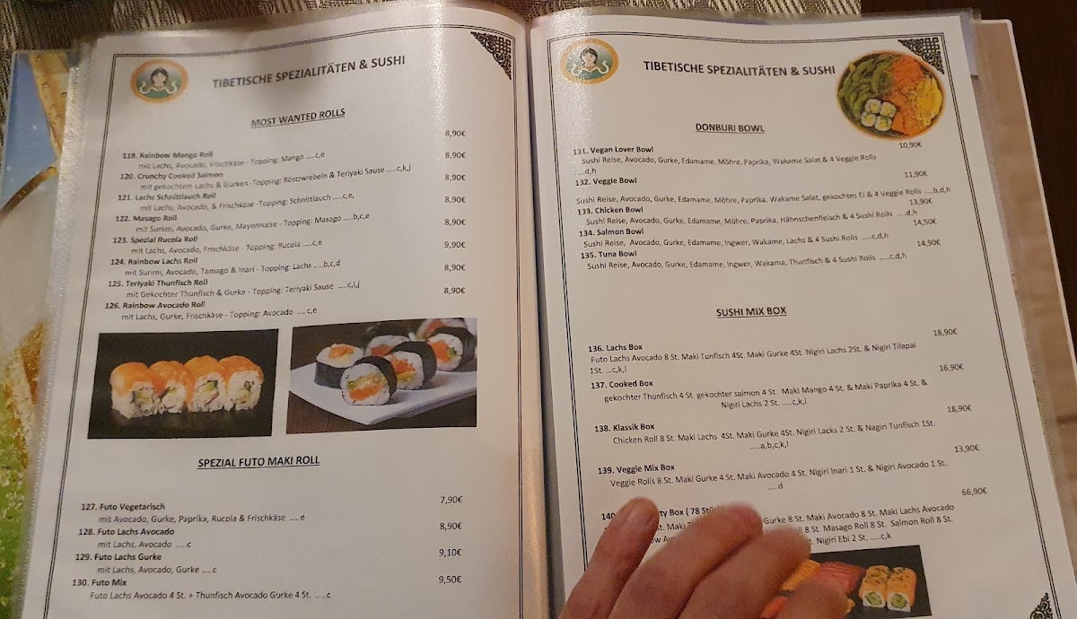 Menu Tibet Family Bistro-9