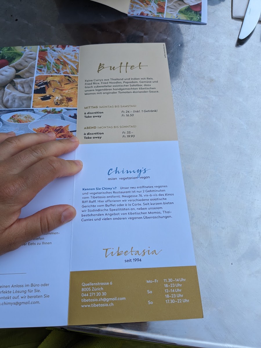 Menu Tibetasia-3