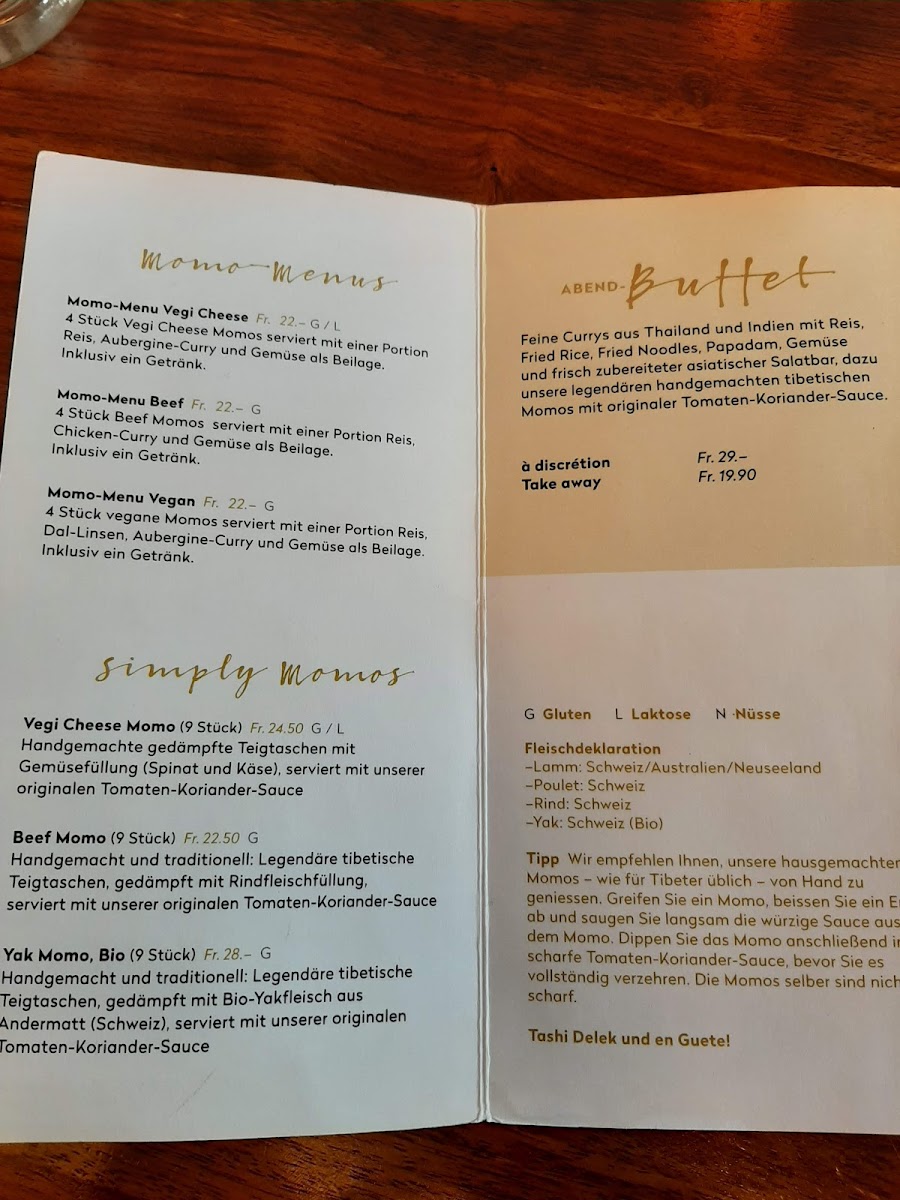 Menu Tibetasia-4
