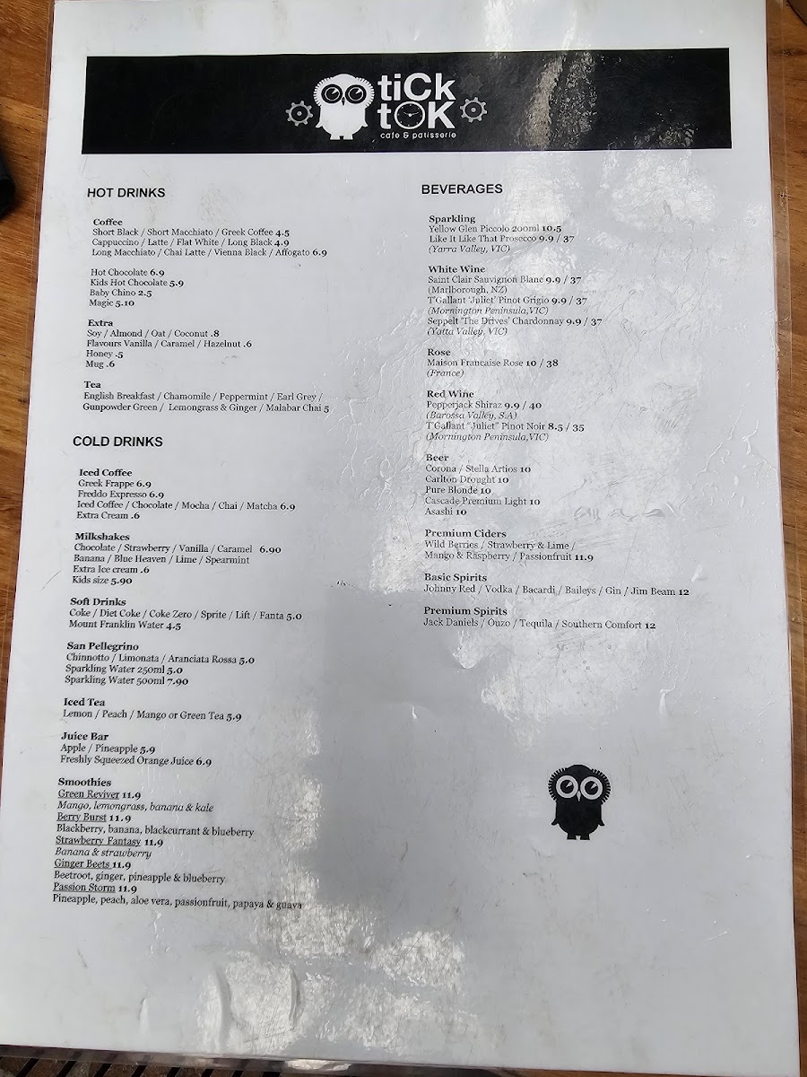 Menu Tick Tok-5