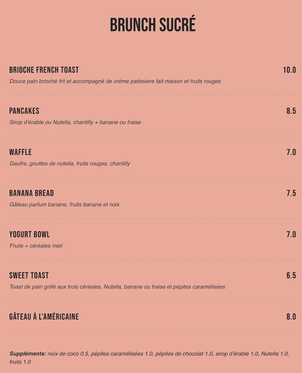 Menu Ticket Brunchouse - Brunch, Lunch & More In Saint Raphaël-1